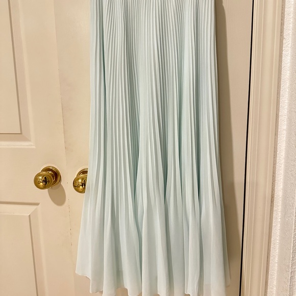 Aritzia Twirl Pleated Skirt, XS, mint green - Picture 9 of 11